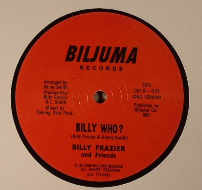 FRAZIER, Billy & FRIENDS - Billy Who?