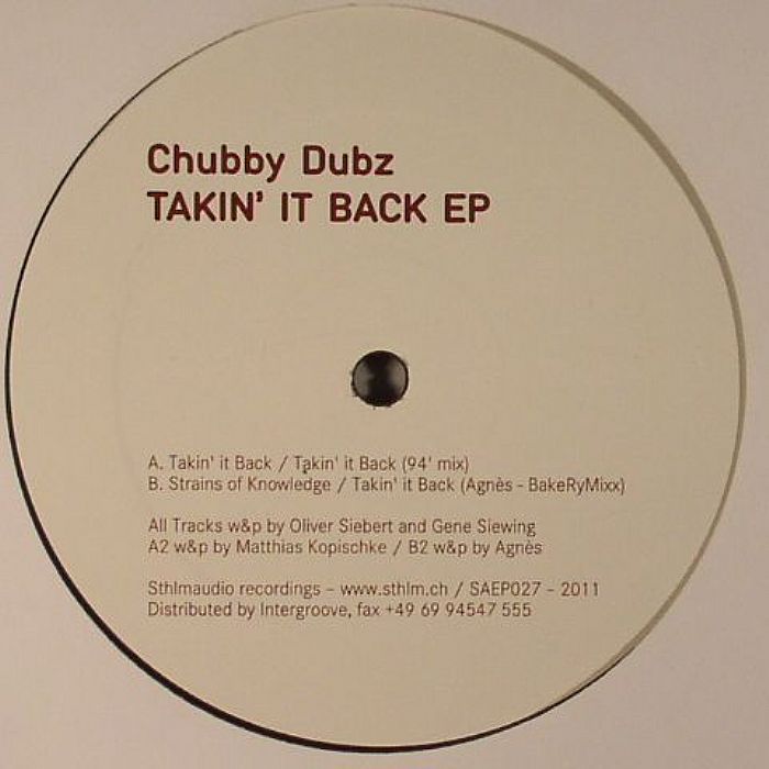 CHUBBY DUBZ - Takin It Back EP