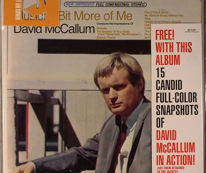 David McCALLUM Music: A Bit More Of Me CD at Juno Records.