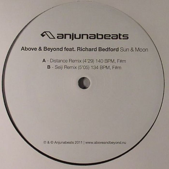 ABOVE & BEYOND feat RICHARD BEDFORD - Sun & Moon (remixes)