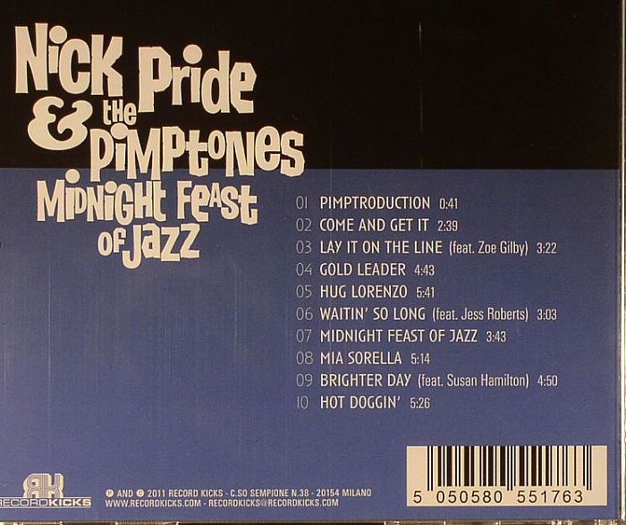 PRIDE, Nick & THE PIMPTONES - Midnight Feast Of Jazz