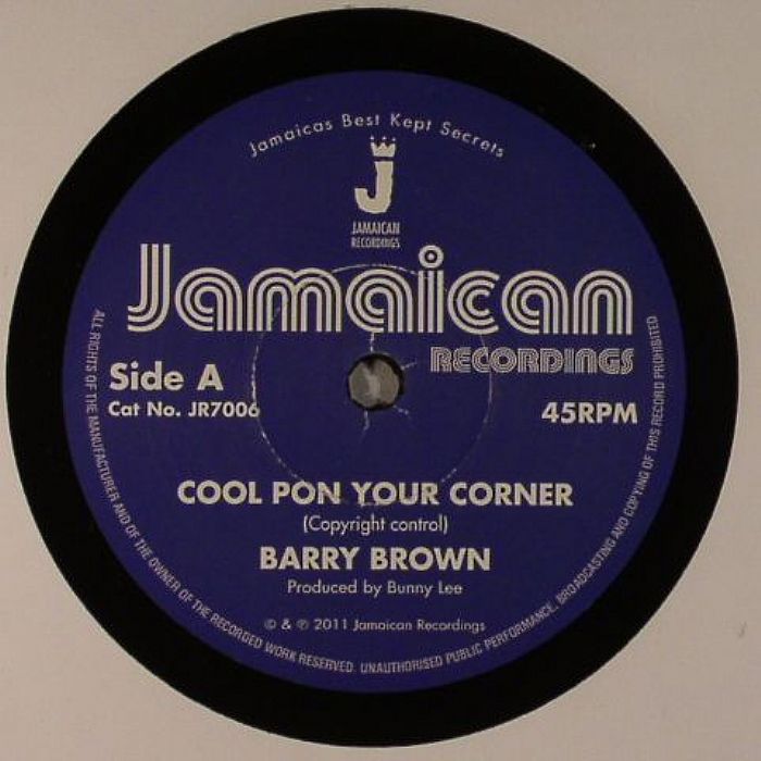 BROWN, Barry - Cool Pon Your Corner