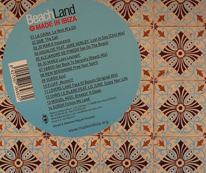 VIZCAINO, Miguel/VARIOUS - Beach Land: Made In Ibiza 2011