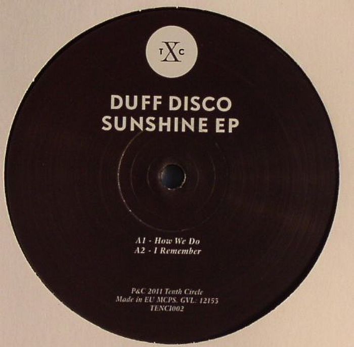 DUFF DISCO - Sunshine EP