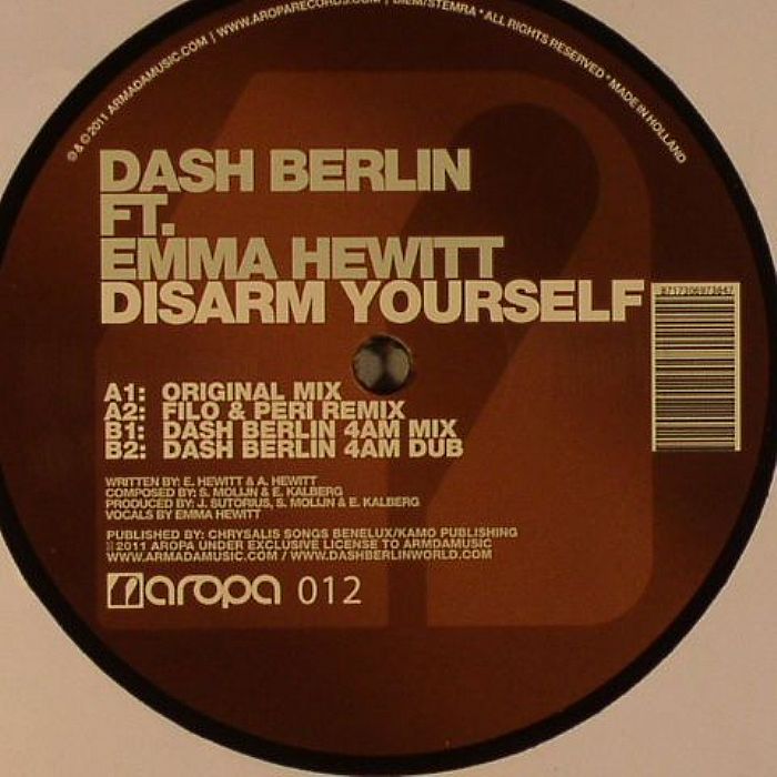 DASH BERLIN feat EMMA HEWITT - Disarm Yourself 