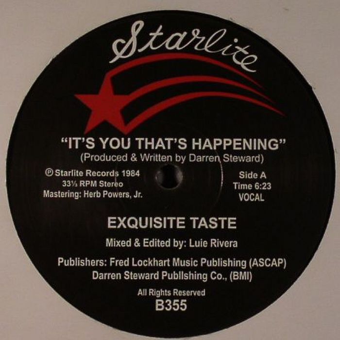 EXQUISITE TASTE - It's You That's Happening