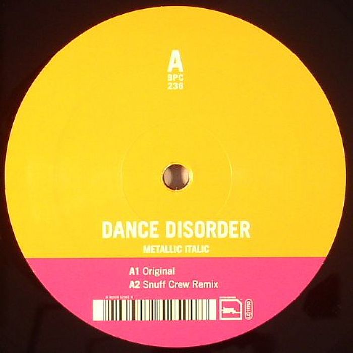 DANCE DISORDER - Metallic Italic