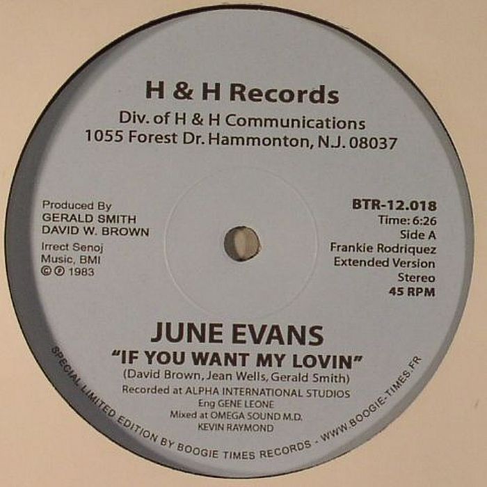 EVANS, June - If You Want My Lovin