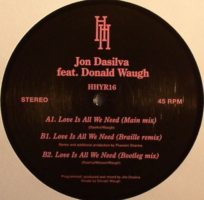 DASILVA, Jon feat DONALD WAUGH - Love Is All We Need