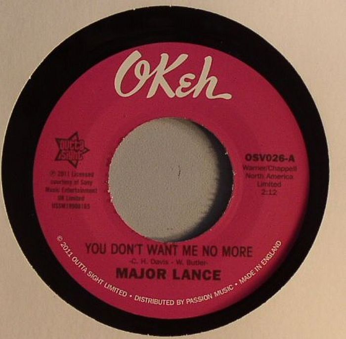 LANCE, Major - You Don't Want Me No More