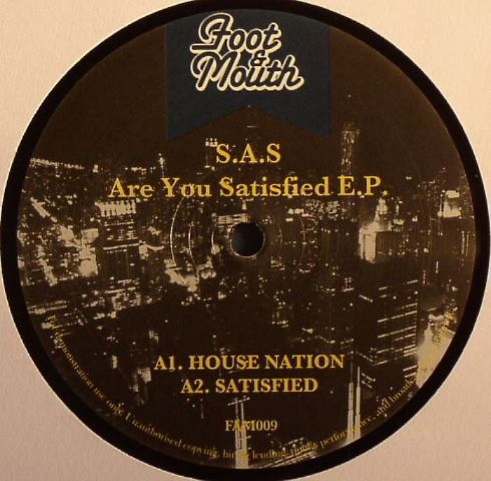 SAS - Are You Satisfied EP
