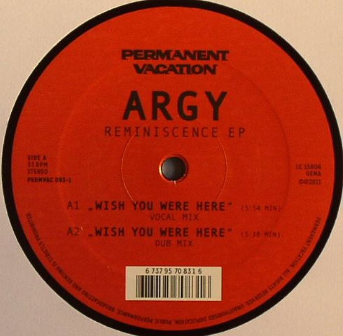 ARGY - Reminiscence EP