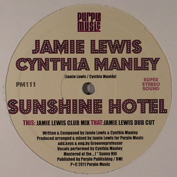 LEWIS, Jamie/CYNTHIA MANLEY - Sunshine Hotel