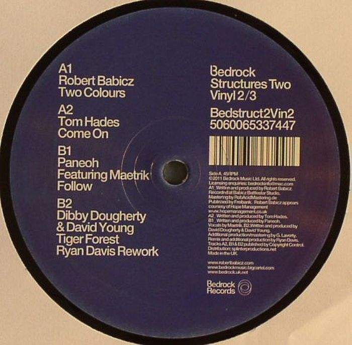 BABICZ, Robert/TOM HADES/PANEOH feat MAETRIK/DIBBY DOUGHERTY/DAVID YOUNG - Structures Two Vinyl 2/3