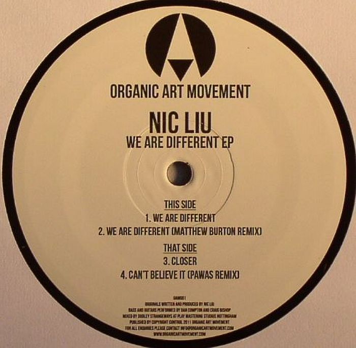 LIU, Nic - We Are Different EP