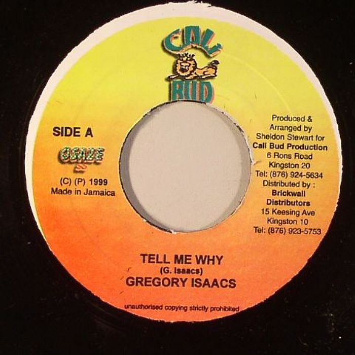 ISAACS, Gregory/VYL MARK - Tell Me Why