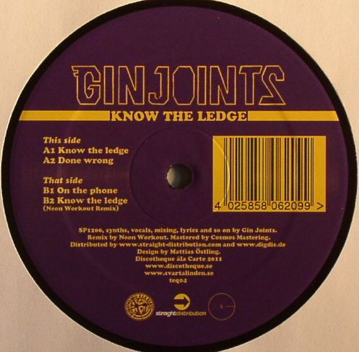 GIN JOINTS - Know The Ledge