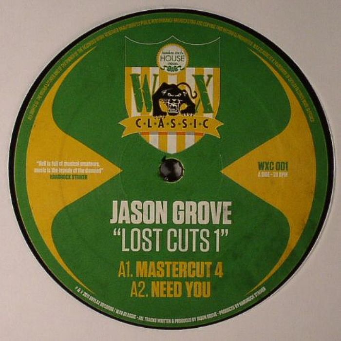 GROVE, Jason - Lost Cuts EP #1