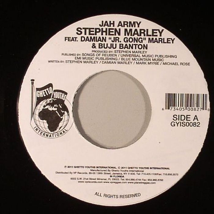 MARLEY, Stephen feat DAMIAN MARLEY/BUJU BANTON - Jah Army