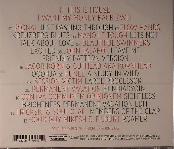 VARIOUS - If This Is House I Want My Money Back: Zwei