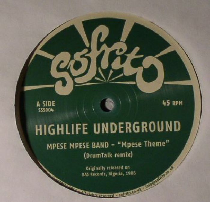 MPESE MPESE BAND/CANADOES DANCE BAND - Highlife Underground