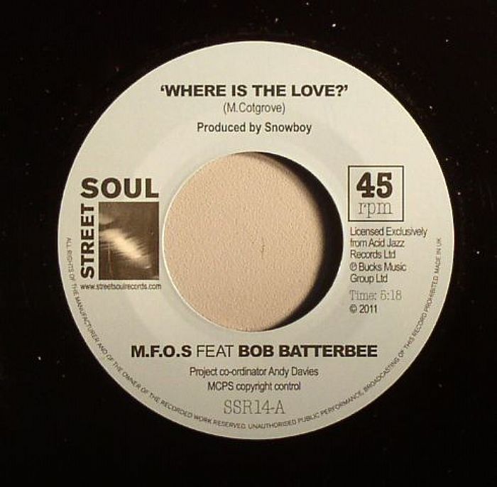 MFOS feat BOB BATTERBEE - Where Is The Love?