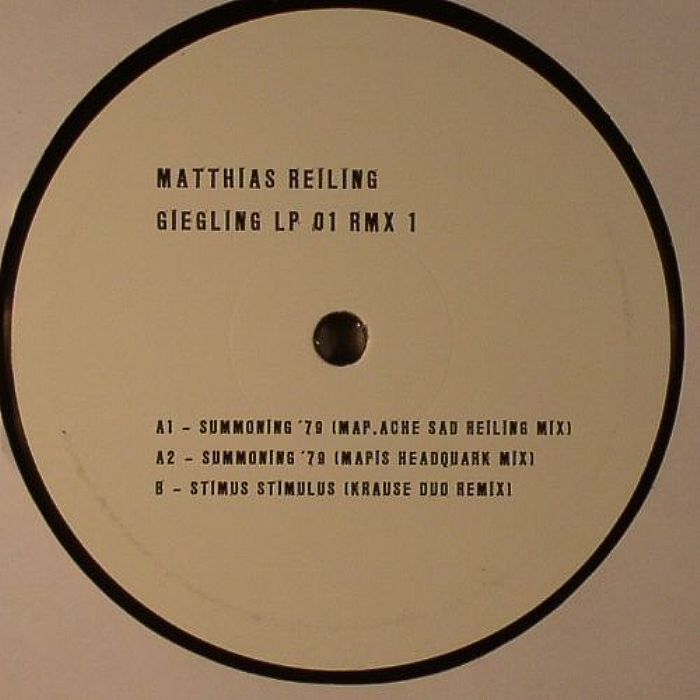 REILING, Matthias - Giegling LP 01 Rmx 1