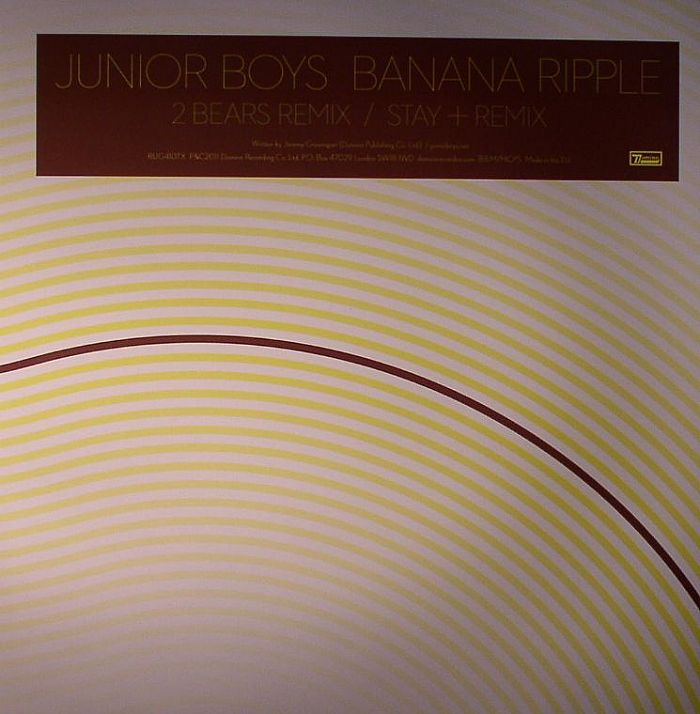 JUNIOR BOYS - Banana Ripple