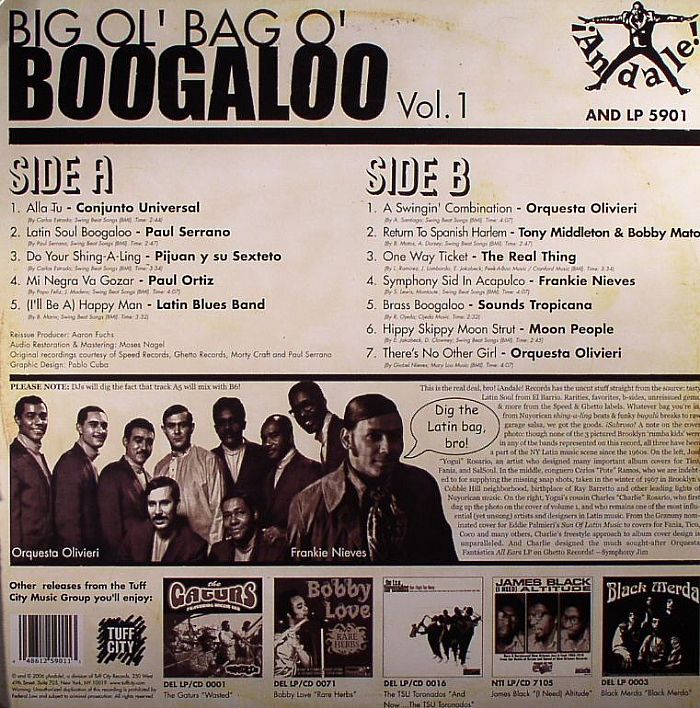 VARIOUS - Big Ol Bag O Boogaloo Vol 1