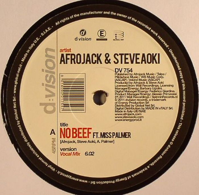 AFROJACK/STEVE AOKI - No Beef