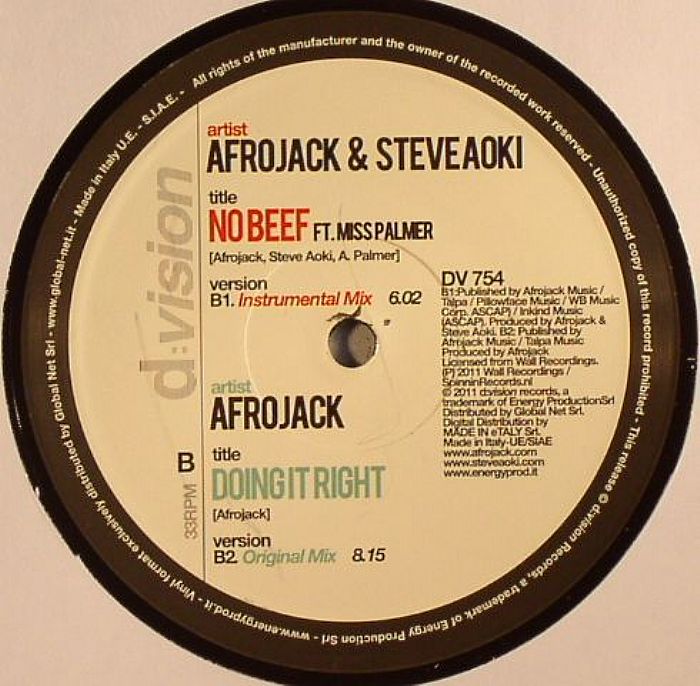 AFROJACK/STEVE AOKI - No Beef