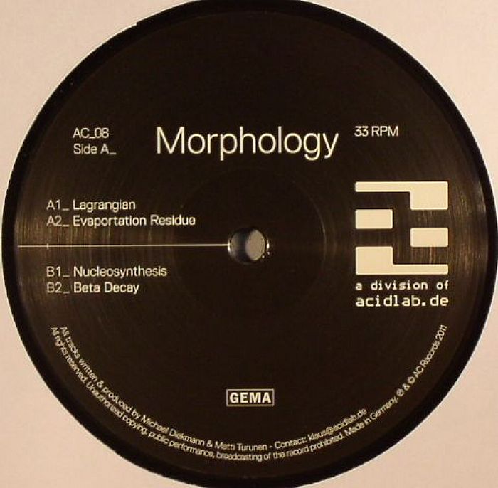 MORPHOLOGY - Nucleosynthesis EP