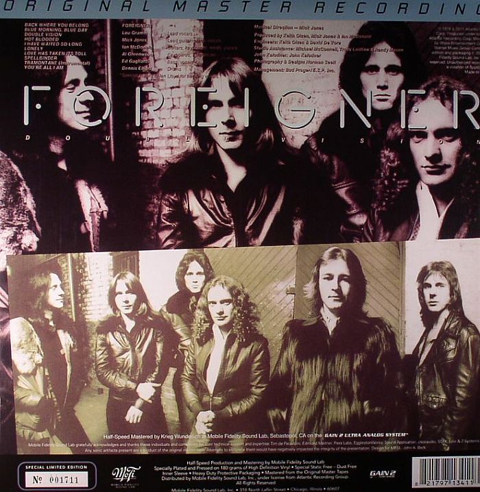 FOREIGNER - Double Vision