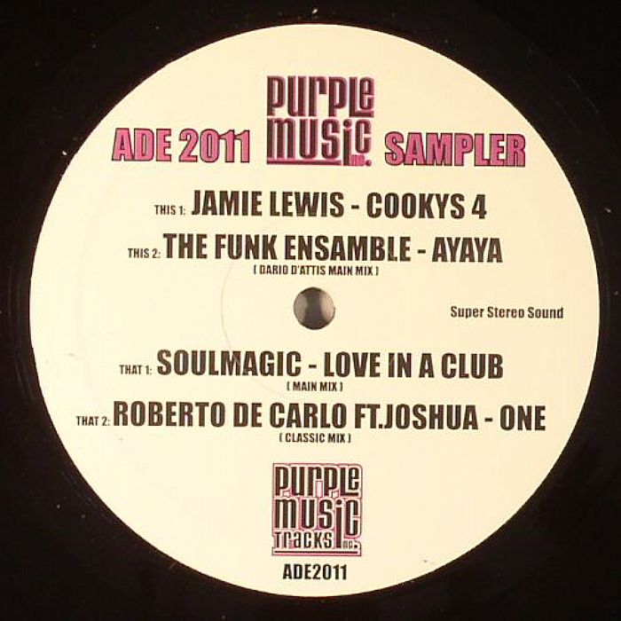 LEWIS, Jamie/THE FUNK ENSEMBLE/SOULMAGIC/ROBERTO DE CARLO feat JOSHUA - Purple Music Ade 2011 Sampler