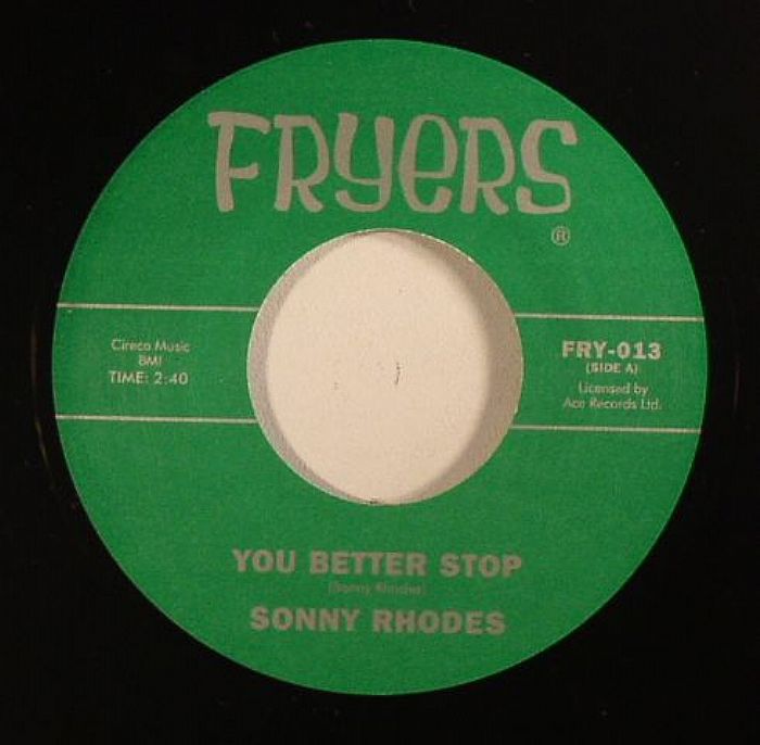 RHODES, Sonny/THE RIGHT KIND - You Better Stop