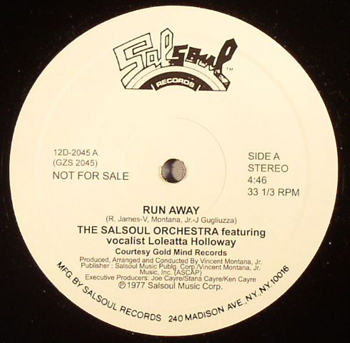 SALSOUL ORCHESTRA, The feat LOLEATTA HOLLOWAY - Run Away