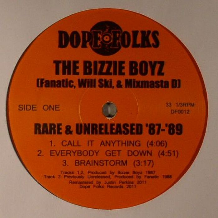 BIZZIE BOYZ, The - Rare & Unreleased 87-89