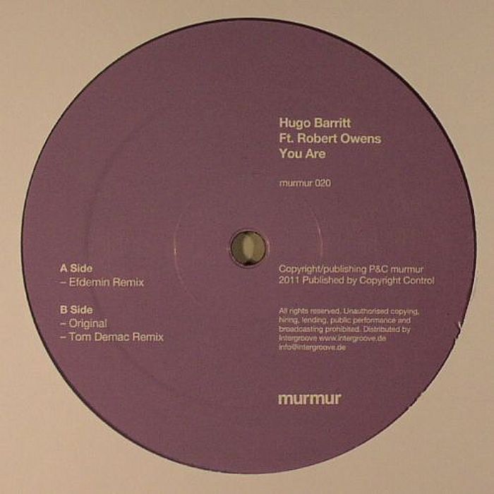 BARRIT, Hugo feat ROBERT OWENS - You Are