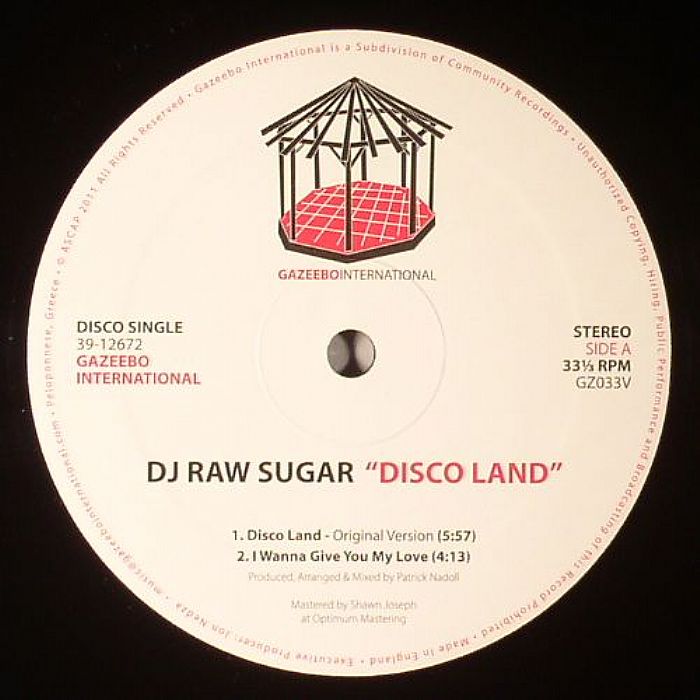 DJ RAW SUGAR - Disco Land