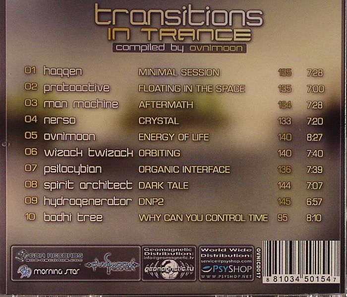 OVNIMOON/VARIOUS - Transitions In Trance