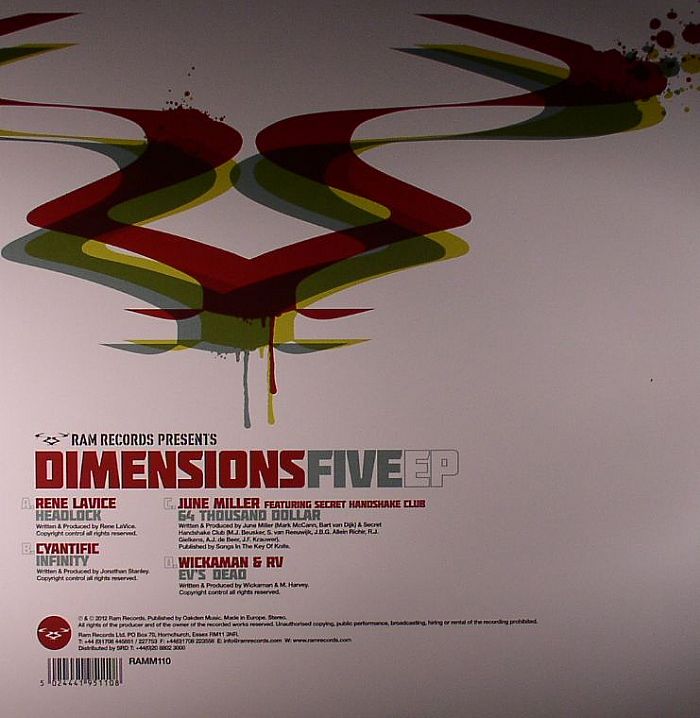 LAVICE, Rene/CYANTIFIC/JUNE MILLER feat SECRET HANDSHAKE CLUB/WIKAMAN/RV - Dimensions Five EP