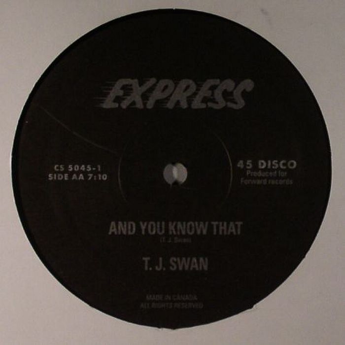 TJ SWAN - And You Know That