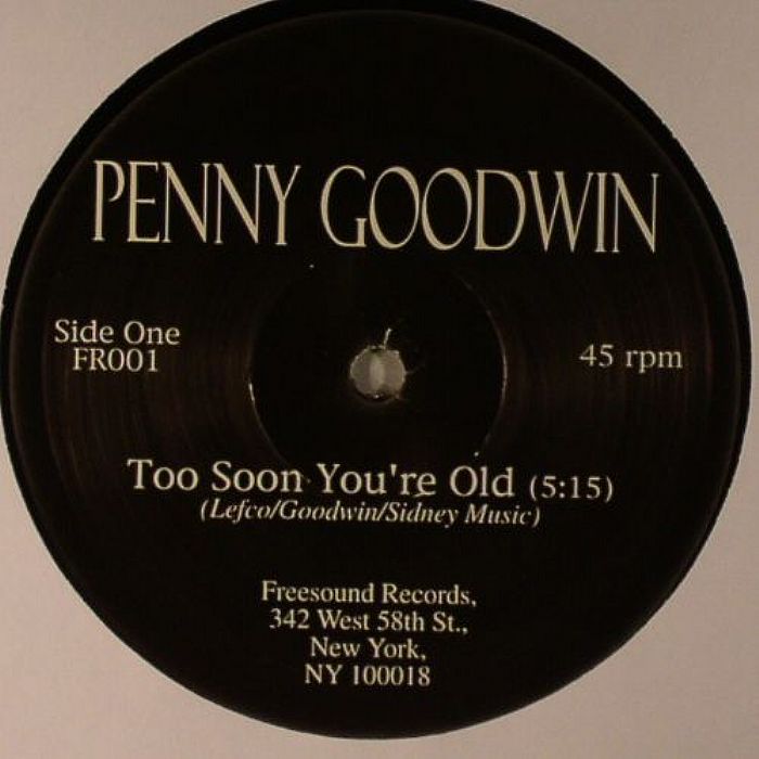 GOODWIN, Penny/JONNY WALKER - Too Soon You're Old