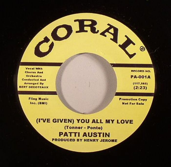 AUSTIN, Patti - I've Given You All My Love