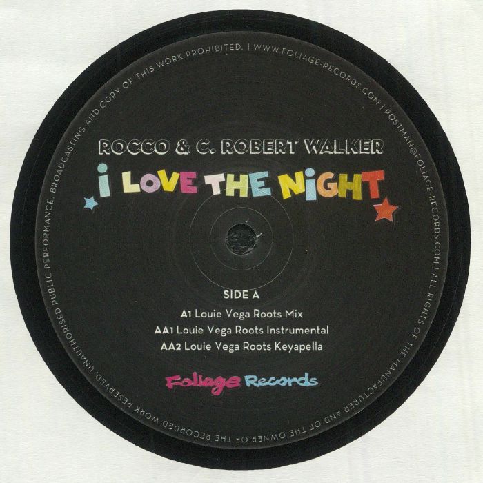ROCCO/C ROBERT WALKER - I Love The Night (Little Louie Vega remixes)