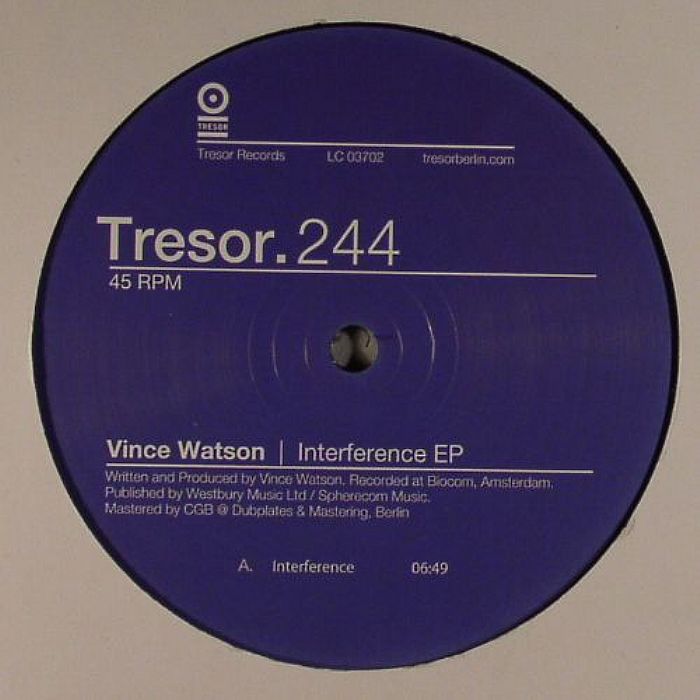 WATSON, Vince - Interference EP