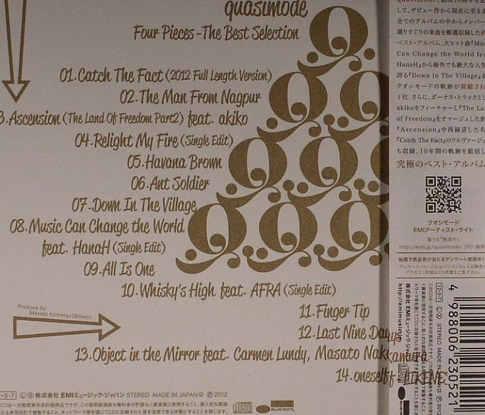 QUASIMODE - Four Pieces: The Best Selection 