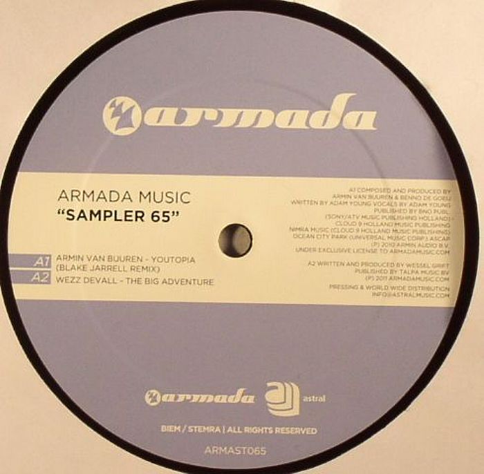 VAN BUUREN, Armin/WEZZ DEVALL/CHAKRA/SHOGUN - Armada Music Sampler 65