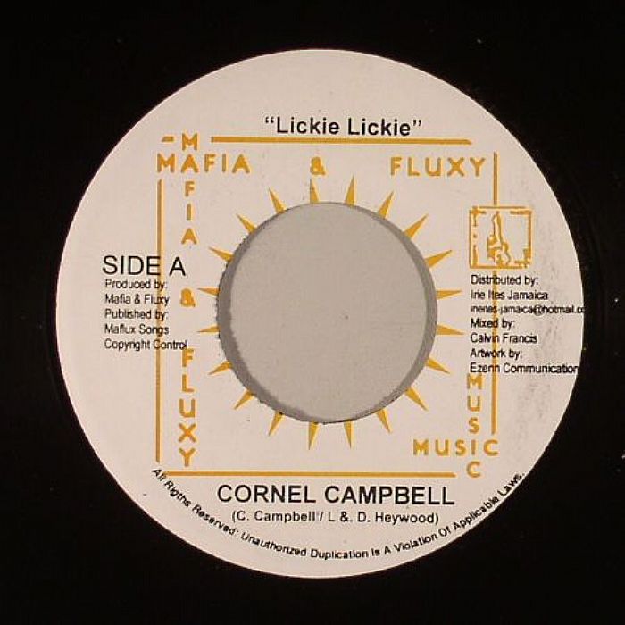 CAMPBELL, Cornell/RAS MC BEAN - Lickie Lickie (Culture - Down In Jamaica Riddim)
