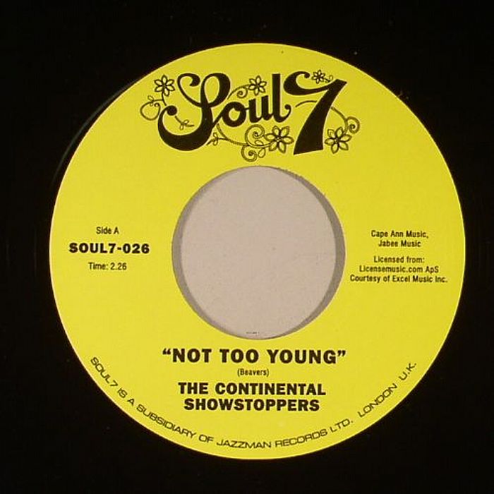 CONTINENTAL SHOWSTOPPERS, The/THE VALENTINES - Not Too Young
